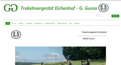 Desktop Screenshot of gunia-eichenhof.de